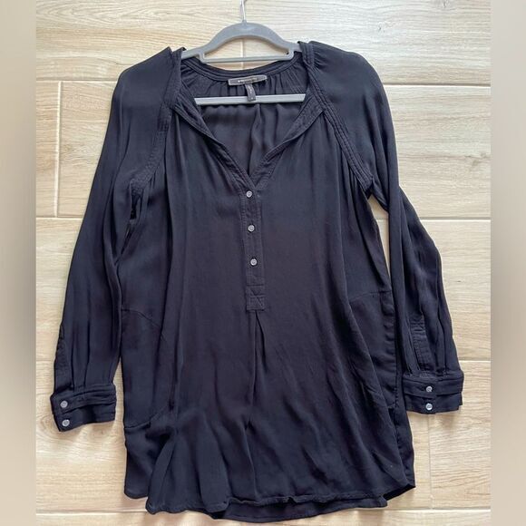 BCBGMaxAzria Tops - Sheer BGBG Black Top‎